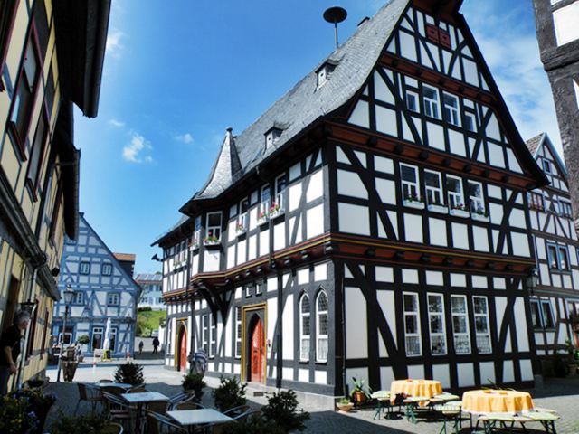 Historisches Rathaus in Schotten im Vogelsberg