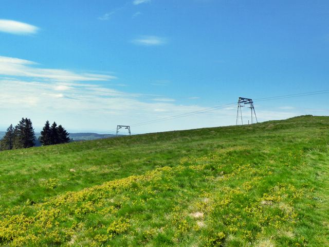 Skilift auf dem Hoherodskopf im Vogelsberg