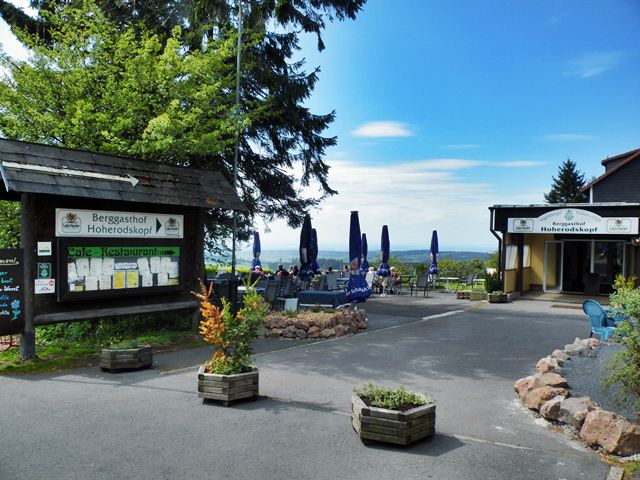 Berggasthof auf dem Hoherodskopf im Vogelsberg