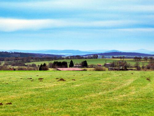 Vogelsberg - Panoramablick zur Rhön