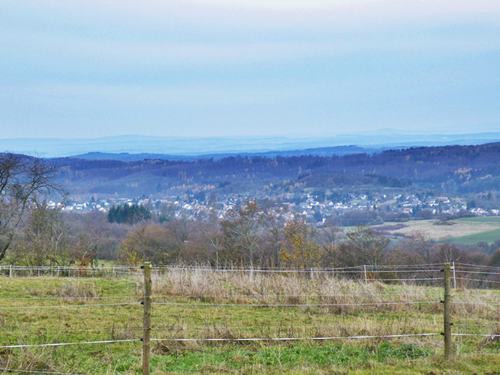 Vogelsberg - Blick auf die Stadt Schotten