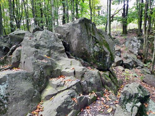 Vulkan Vogelsberg - Basalt auf dem Hoherodskopf